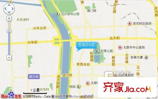 龍城花園交通圖太原  