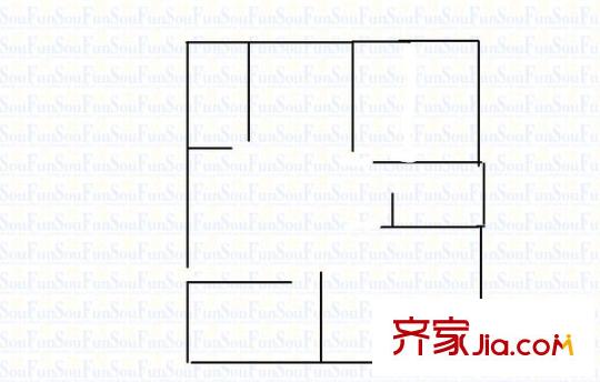 龍福嘉園 2室 戶型圖