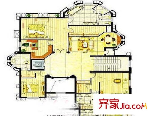 嘉苑豪庭戶型圖戶型圖 3室2廳2衛(wèi)1廚