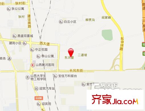 警官學(xué)校宿舍交通圖太原  