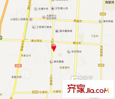 交通局宿舍交通圖太原  