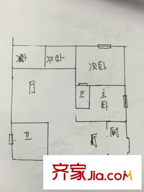 武泰閘花園 4室 戶型圖