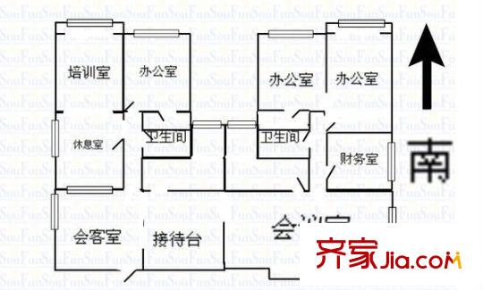 金地世嘉 6室 戶型圖