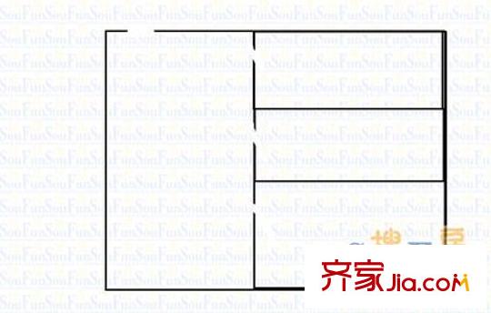 金紀(jì)元大廈 1室 戶型圖