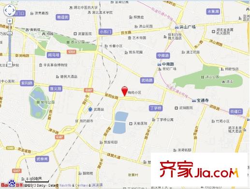 梅苑小區(qū)交通圖