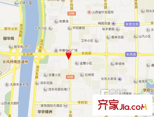 和信商座交通圖太原  
