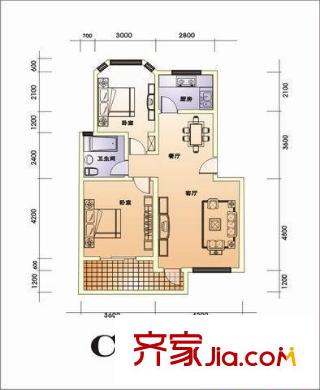 東方花城 戶型圖