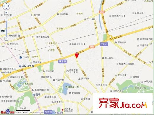 蔡家田A區(qū)交通圖