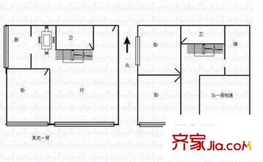 鴻辰自由空間 4室 戶型圖