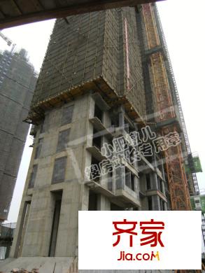 漢口城市廣場(chǎng)實(shí)景圖6號(hào)樓施工（20130330）