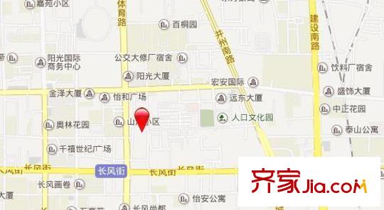 漢唐官邸交通圖太原  