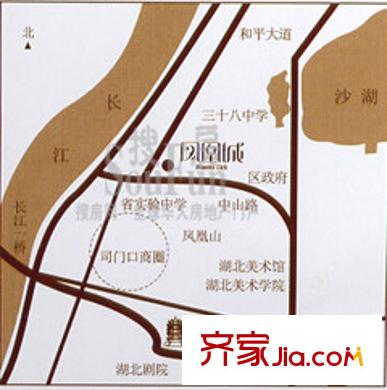 華潤置地鳳凰城交通圖