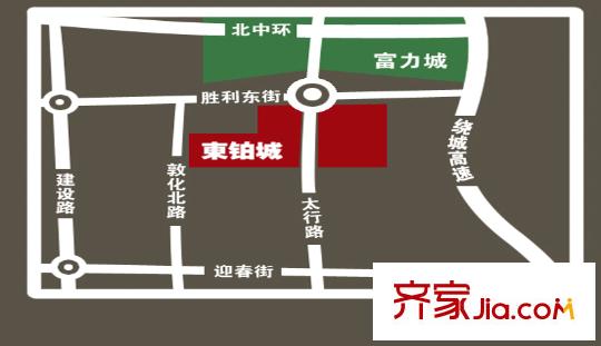 東鉑城交通圖區(qū)位圖