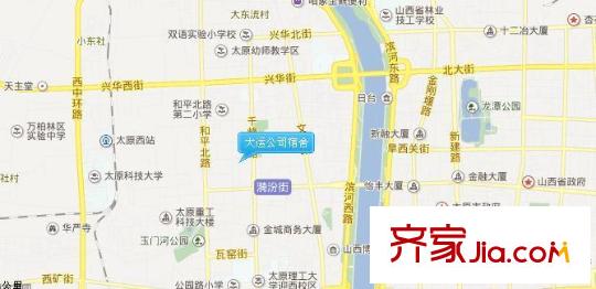 大運(yùn)公司宿舍交通圖太原  