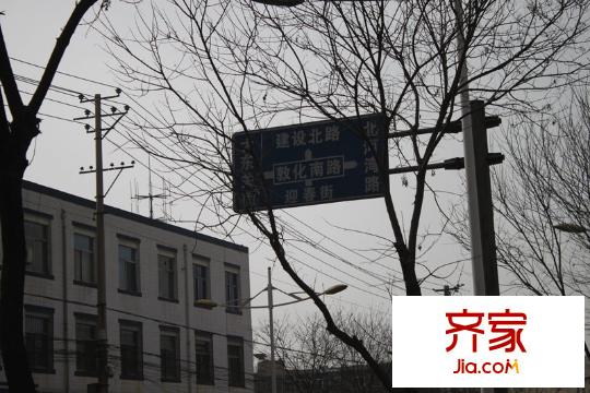 東唐花園實景圖路標