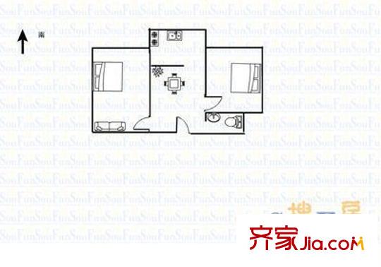 太原 程家村十三冶宿舍 戶型圖