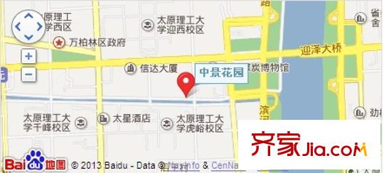 中景花園交通圖太原  