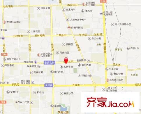 宜家公寓交通圖太原  