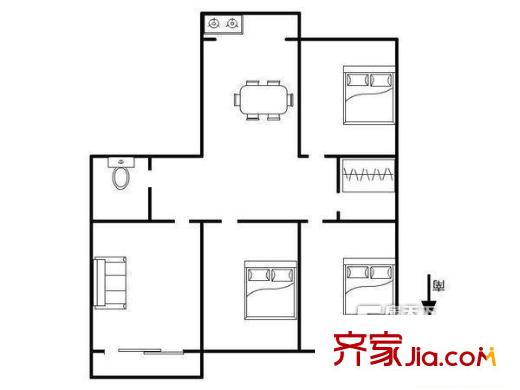 太原 迎暉園 戶型圖