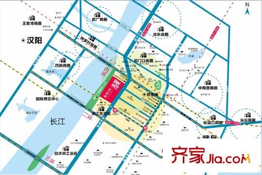觀瀾天地區(qū)位圖