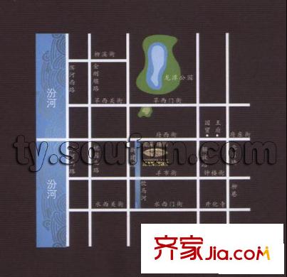 閱溪平方米園交通圖