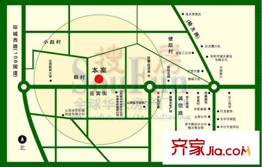 銀海心悅交通圖