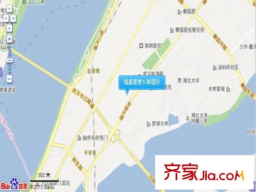 福星惠譽(yù)水岸國際交通圖電子地圖