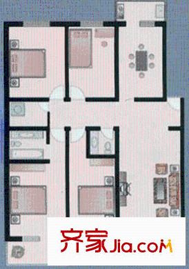 太原 榆次佳地花園 戶型圖