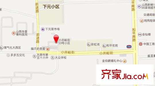 小井峪鍋爐廠宿舍交通圖太原  