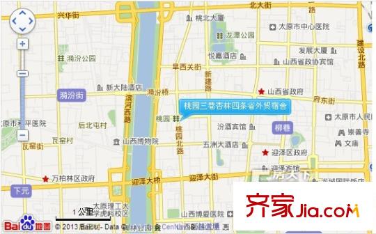 杏林四條外貿(mào)宿舍交通圖太原 桃園三巷杏林四條省外貿(mào)宿舍 