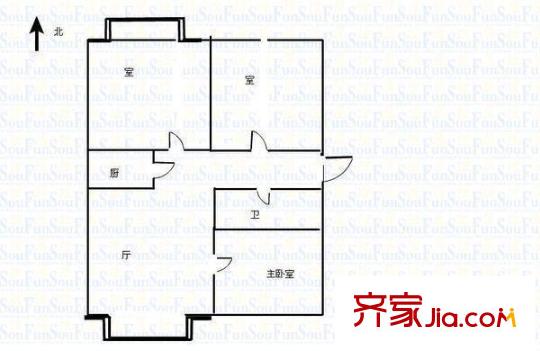 太原 西山豪庭 戶(hù)型圖