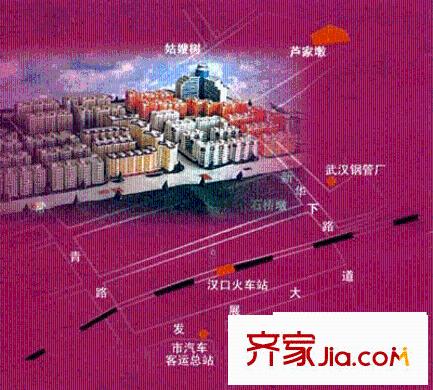 華苑小區(qū)交通圖