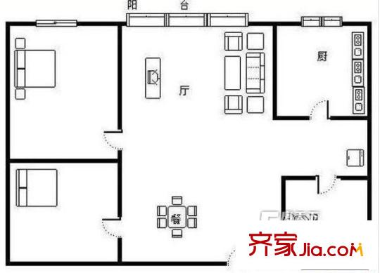 太原 體育路海校宿舍 戶型圖