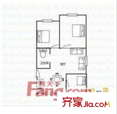 太原 桃園路旱西關(guān)口桃園小區(qū) 戶型圖