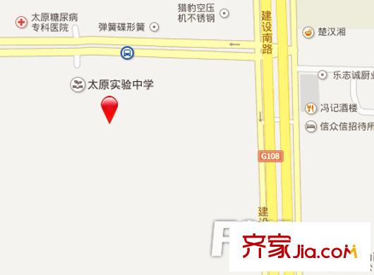 太原市實(shí)驗(yàn)中學(xué)宿舍交通圖太原  