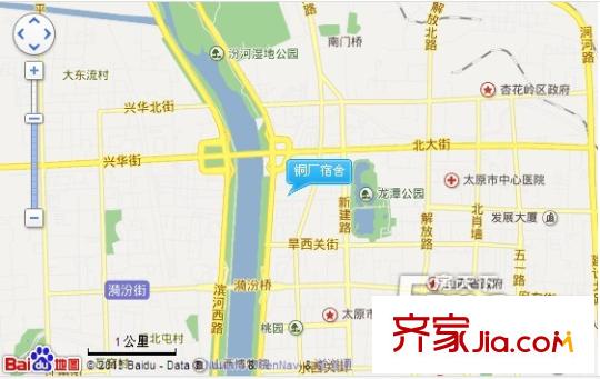 銅廠宿舍交通圖太原  