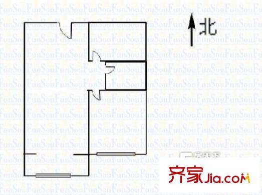 太原 勝利街機(jī)床廠宿舍 戶型圖