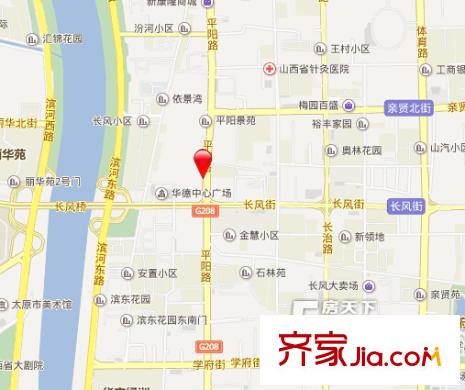 省檢查院宿舍交通圖太原  