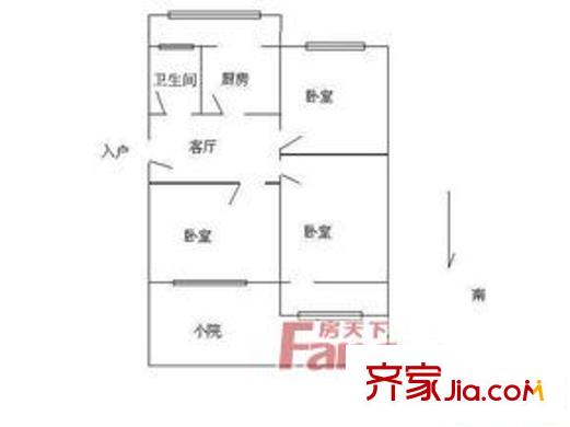 太原 省統(tǒng)計(jì)局宿舍 戶型圖