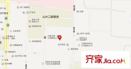 市第一建筑工程公司宿舍交通圖太原 
