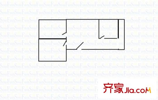 省外貿(mào)土畜產(chǎn)品公司宿舍 0室 戶型圖