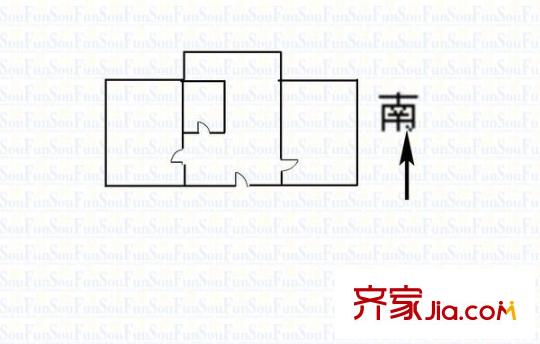 山西省農(nóng)機局宿舍 0室 戶型圖