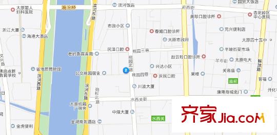 山西省農(nóng)機局宿舍交通圖太原  