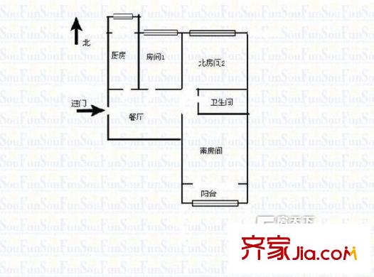 太原 省外經(jīng)貿(mào)小區(qū) 戶型圖