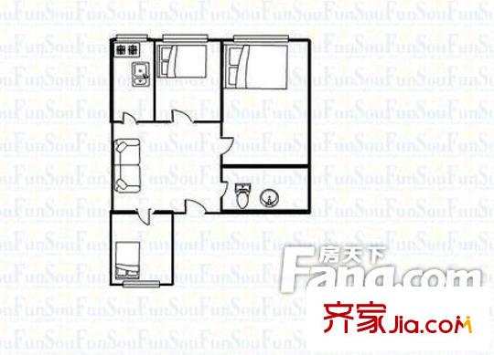 太原 融田小區(qū) 戶型圖