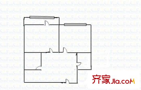 梅花苑 2室 戶型圖