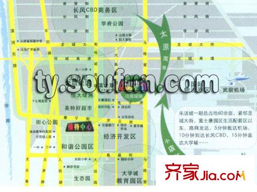 樂活城交通圖
