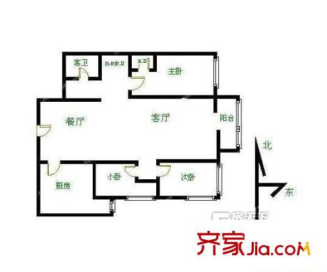 太原 龍居苑 戶型圖