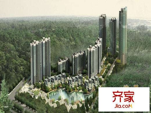 當(dāng)代東湖壹號(hào)鳥瞰外景效果圖（20111123）