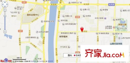 恒運(yùn)通商廈交通圖太原  